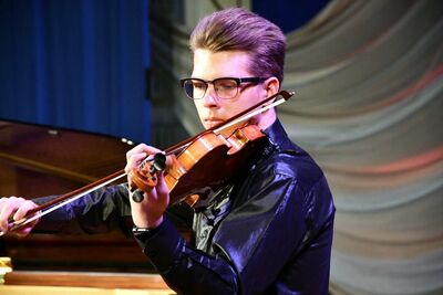 Violoniste en concert à Genève